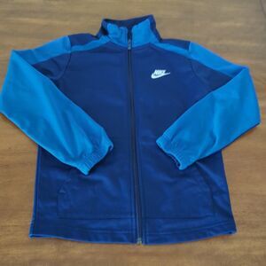 Nike Blue long sleeve Zip Up Jacket boys size Medium